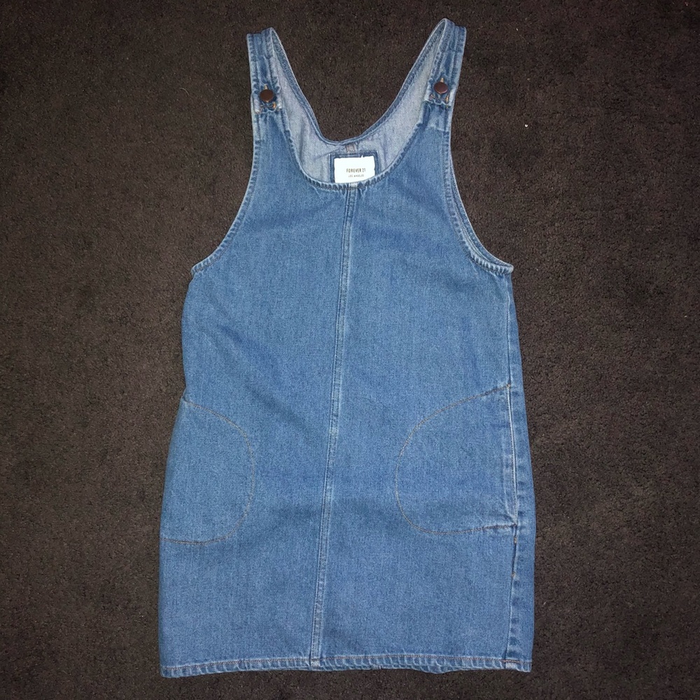Denim Dress with Pockets